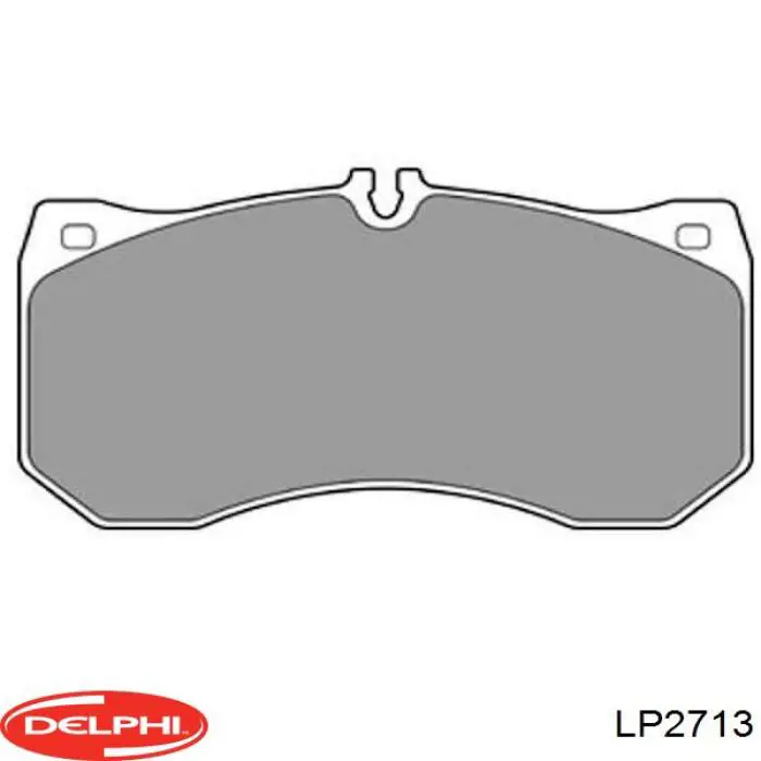 Гальмівні колодки Delphi LP2713 ціна, від 130.37 USD
