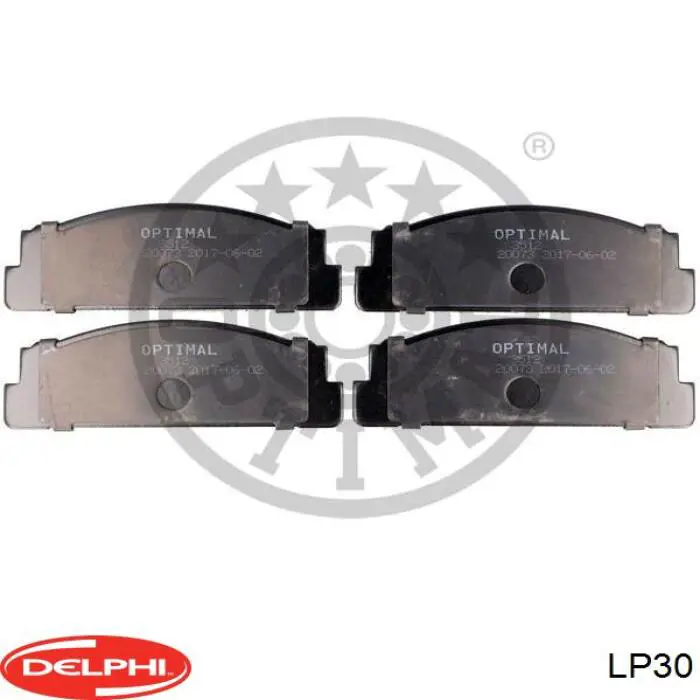 Гальмівні колодки Delphi LP30 ціна, від 10.87 USD