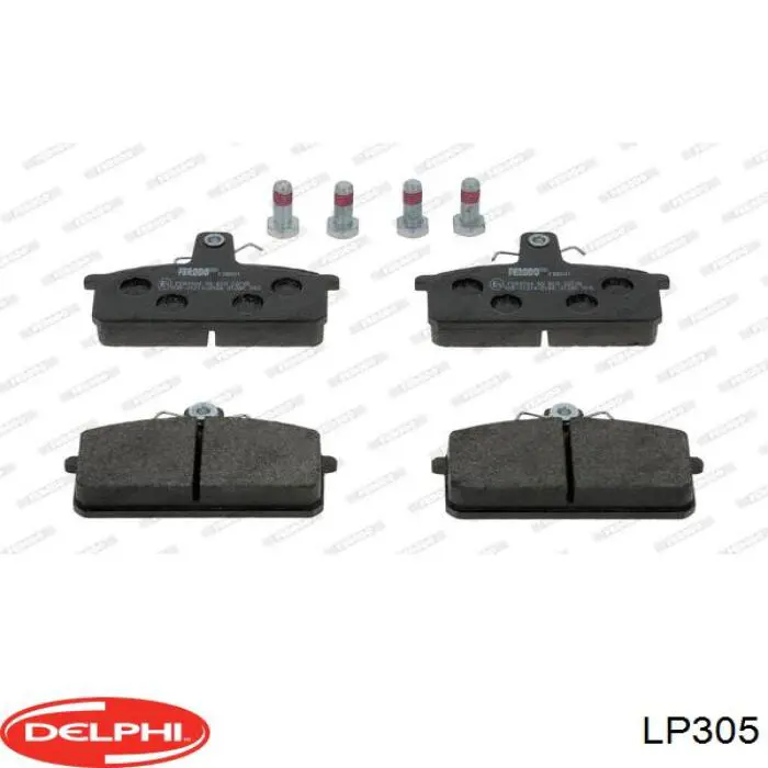 Купити LP305 Delphi Колодки гальмівні передні, дискові
