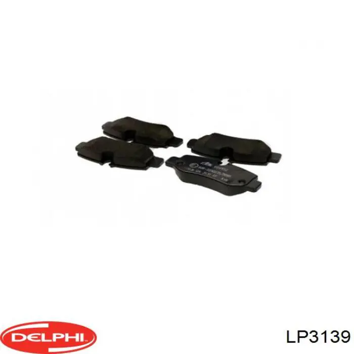 Задні дискові колодки Delphi LP3139