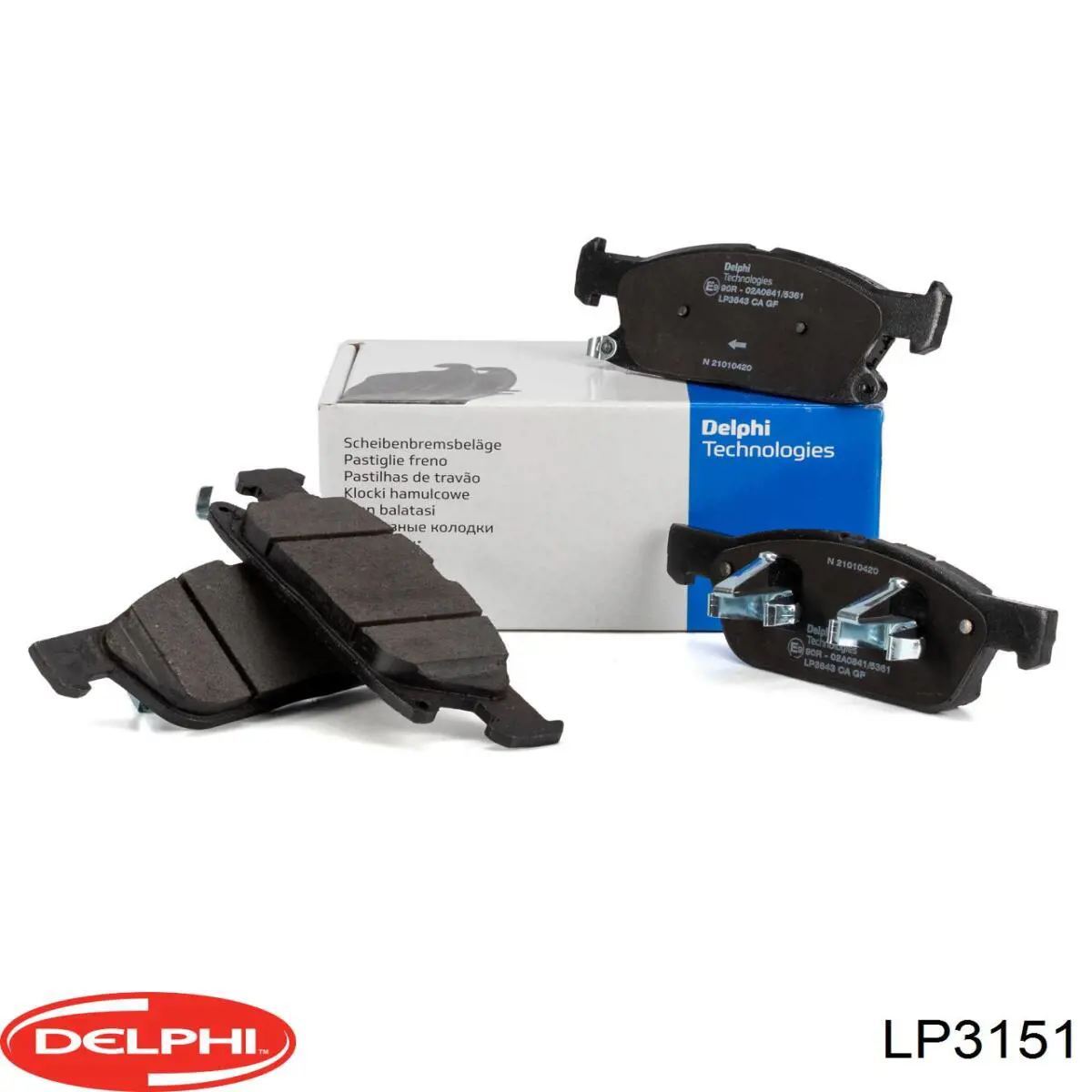 Задні дискові колодки Delphi LP3151