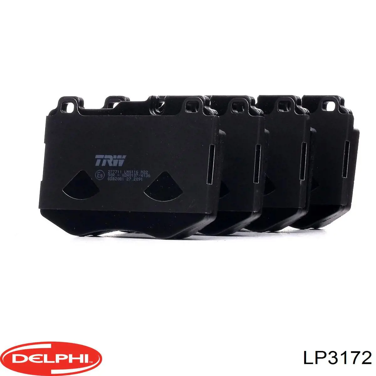 Купити LP3172 Delphi Колодки гальмівні передні, дискові