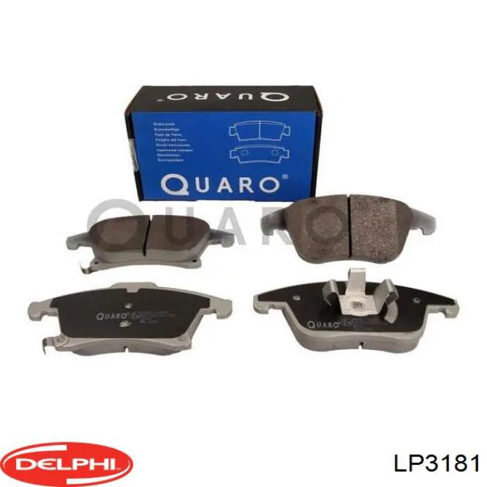 Гальмівні колодки Delphi LP3181 ціна, від 41.64 USD