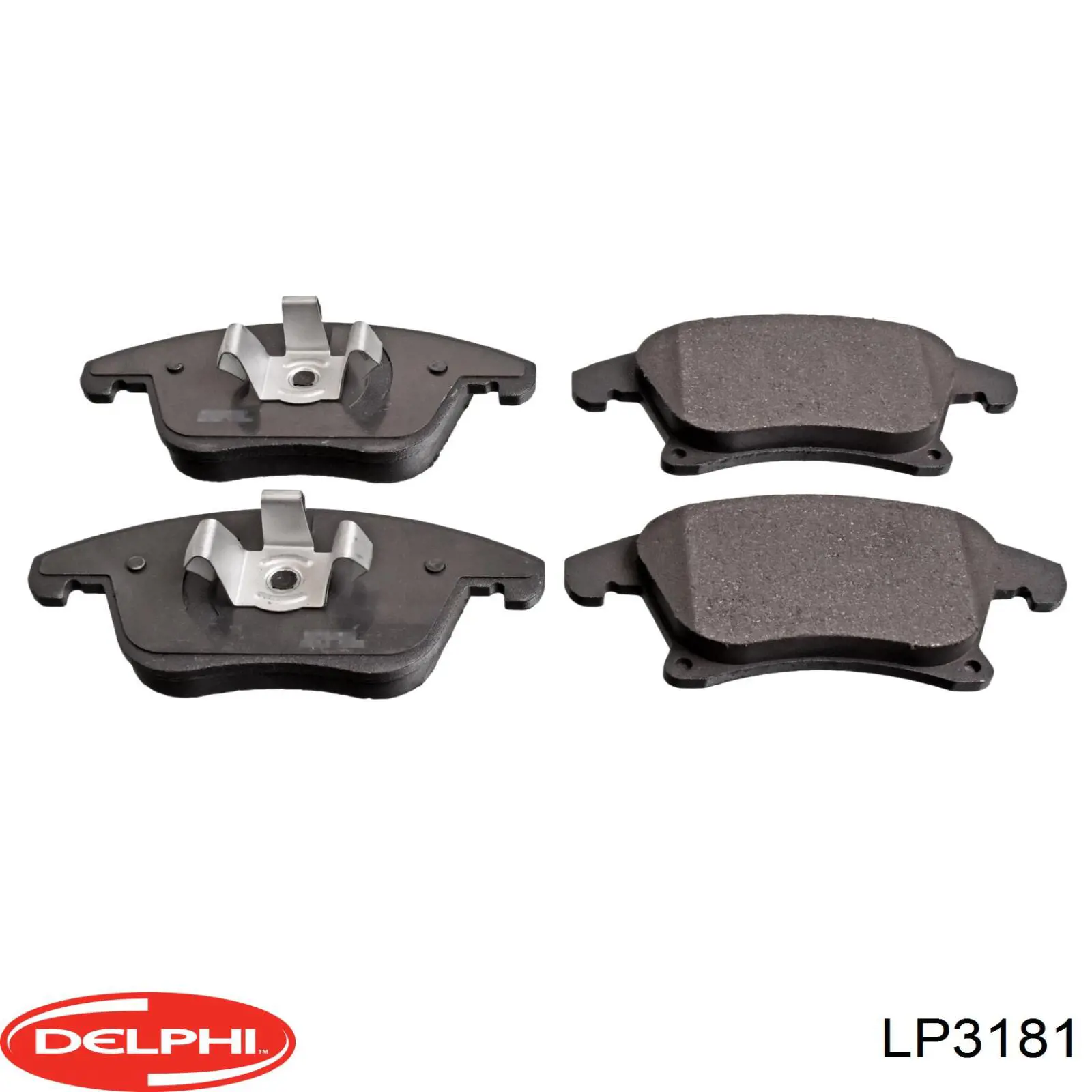 Передні тормозні колодки LP3181 Delphi