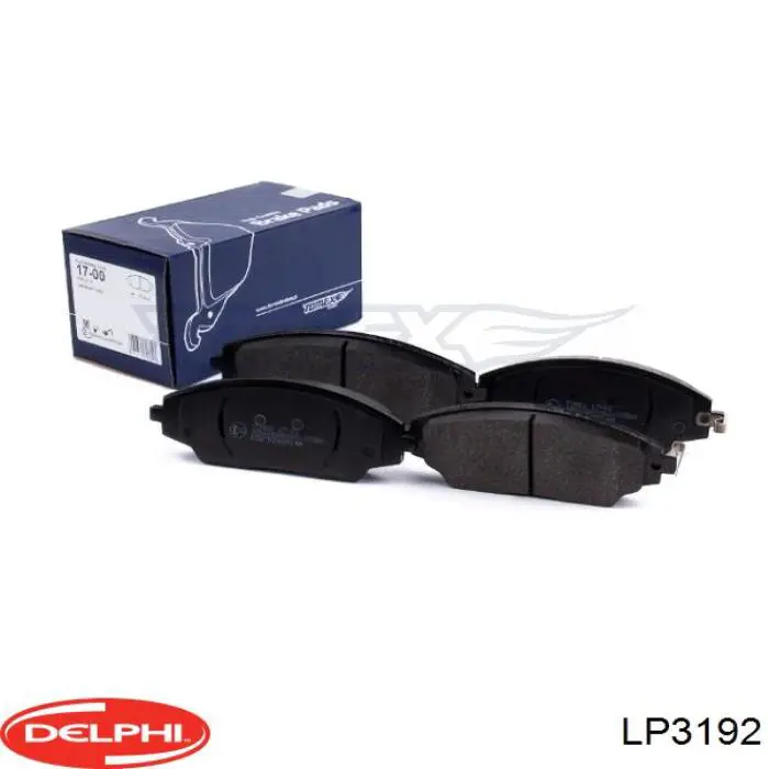 Гальмівні колодки Delphi LP3192 ціна, від 21.92 USD