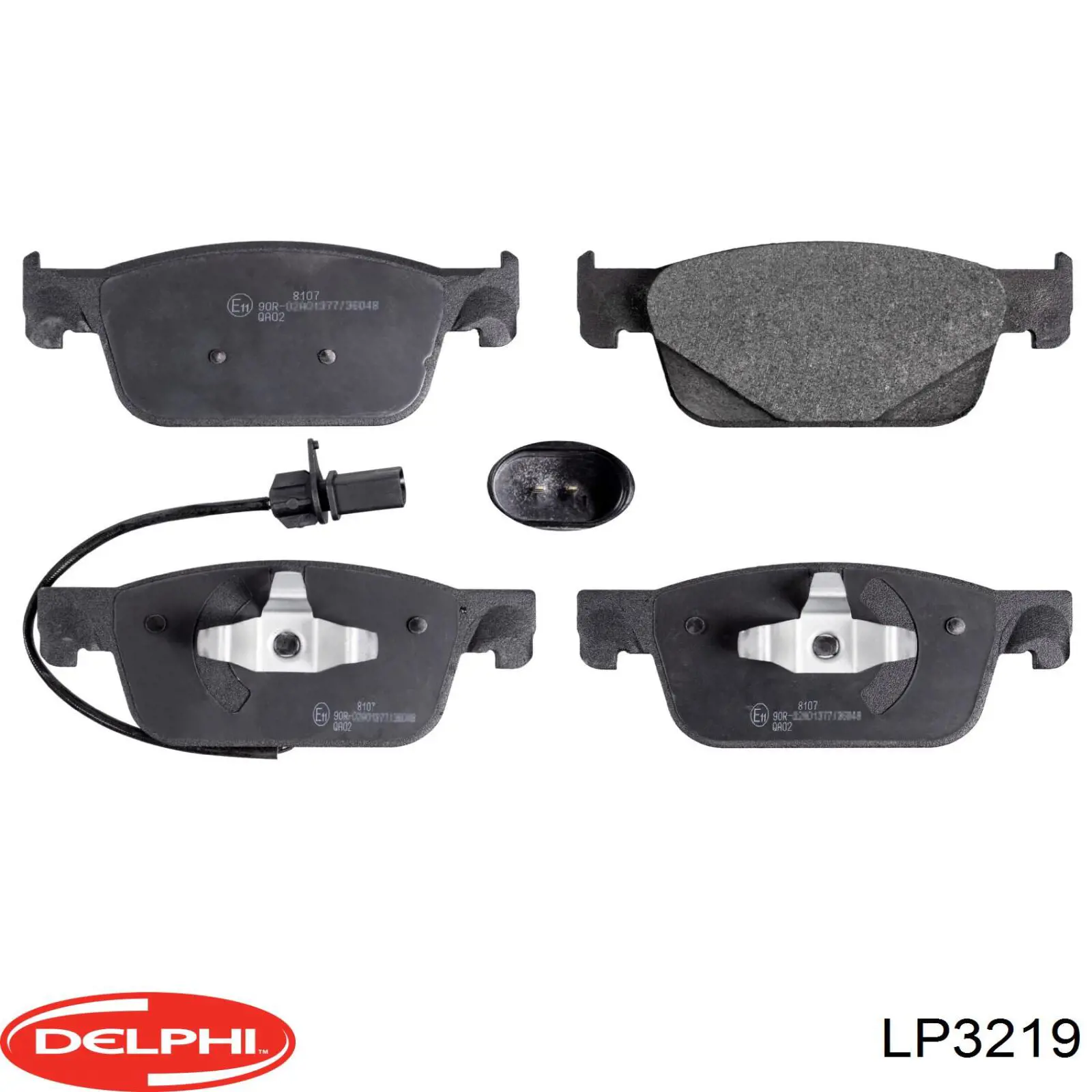Передні тормозні колодки LP3219 Delphi