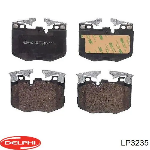 Гальмівні колодки Delphi LP3235 ціна, від 99.96 USD