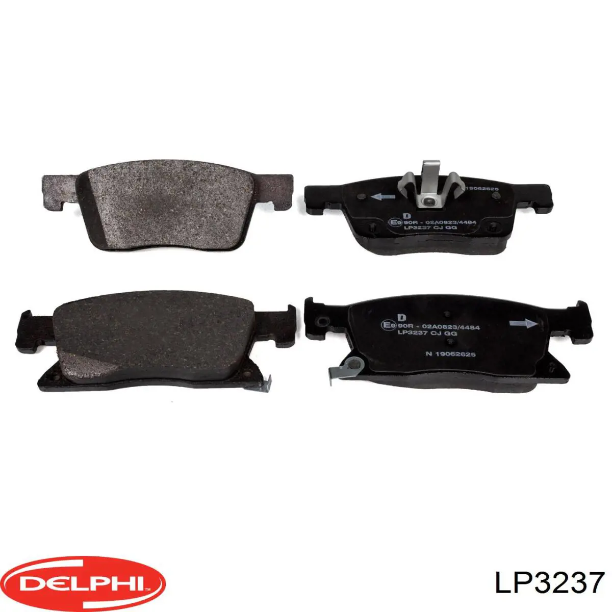 Передні тормозні колодки LP3237 Delphi
