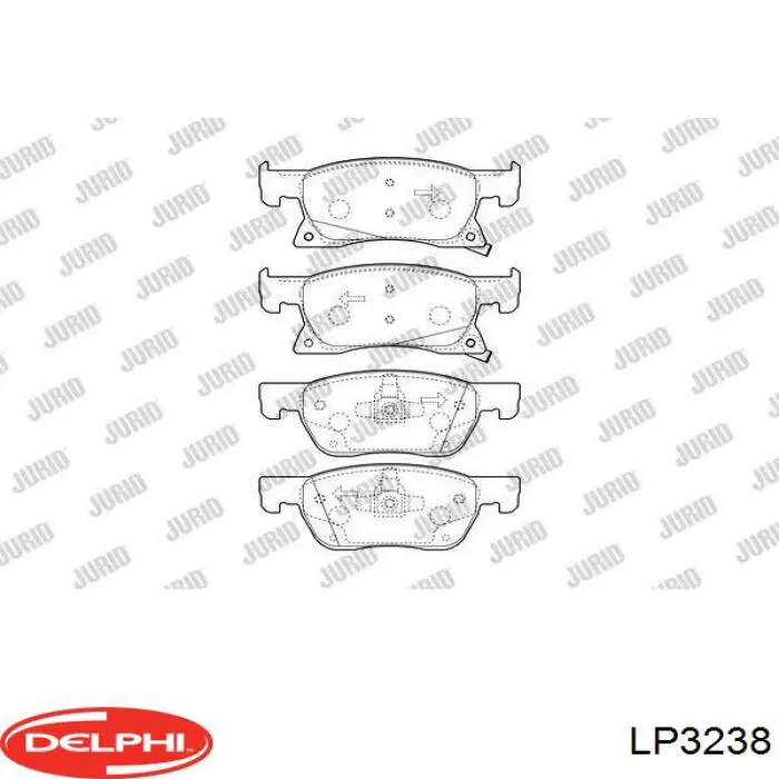 Тормозні колодки Delphi LP3238