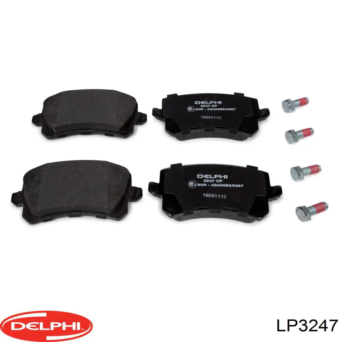 Купити LP3247 Delphi Задні колодки