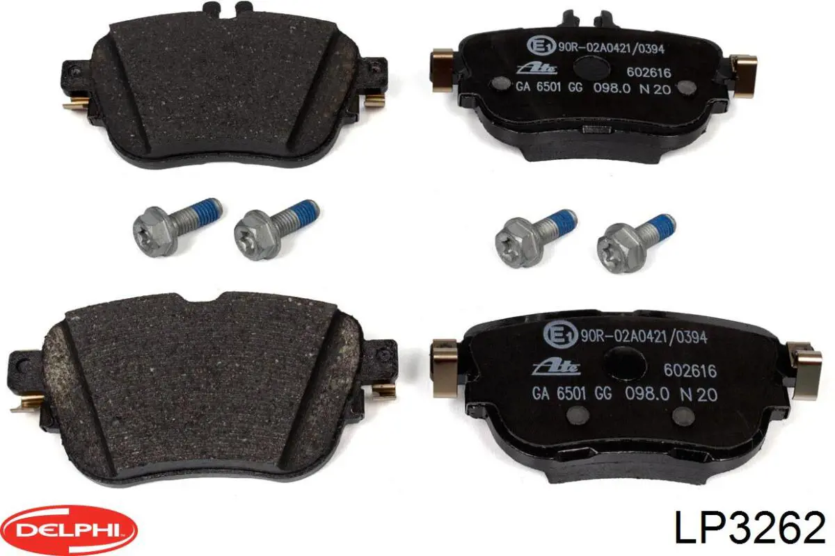 Передні тормозні колодки LP3262 Delphi