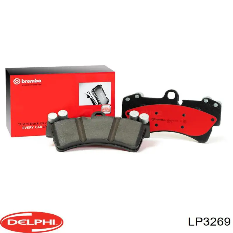 Гальмівні колодки Delphi LP3269 ціна, від 37.97 USD
