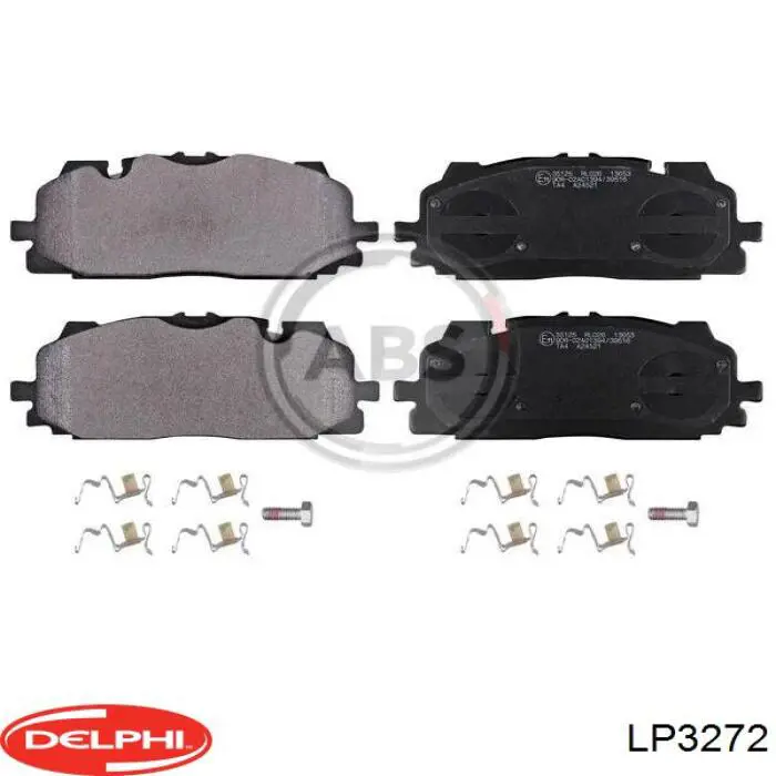 Купити LP3272 Delphi Колодки гальмівні передні, дискові