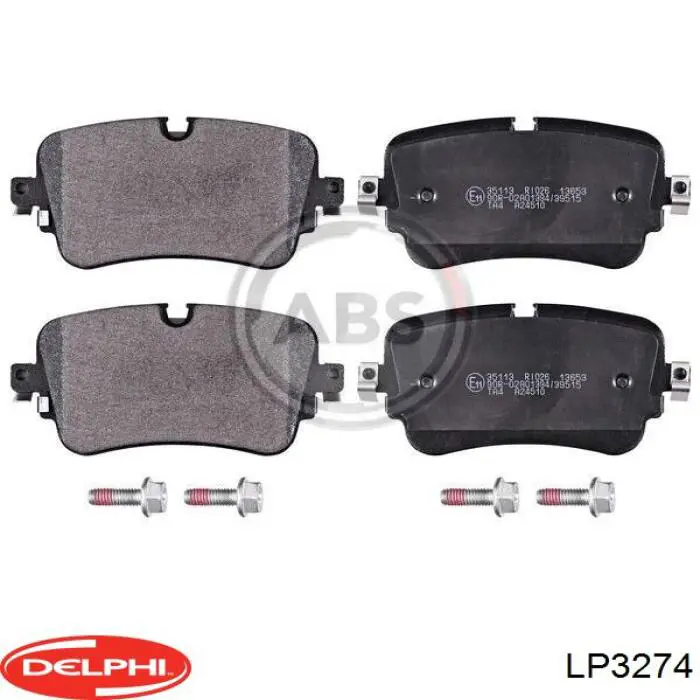 LP3274 Delphi Колодки гальмівні задні, дискові