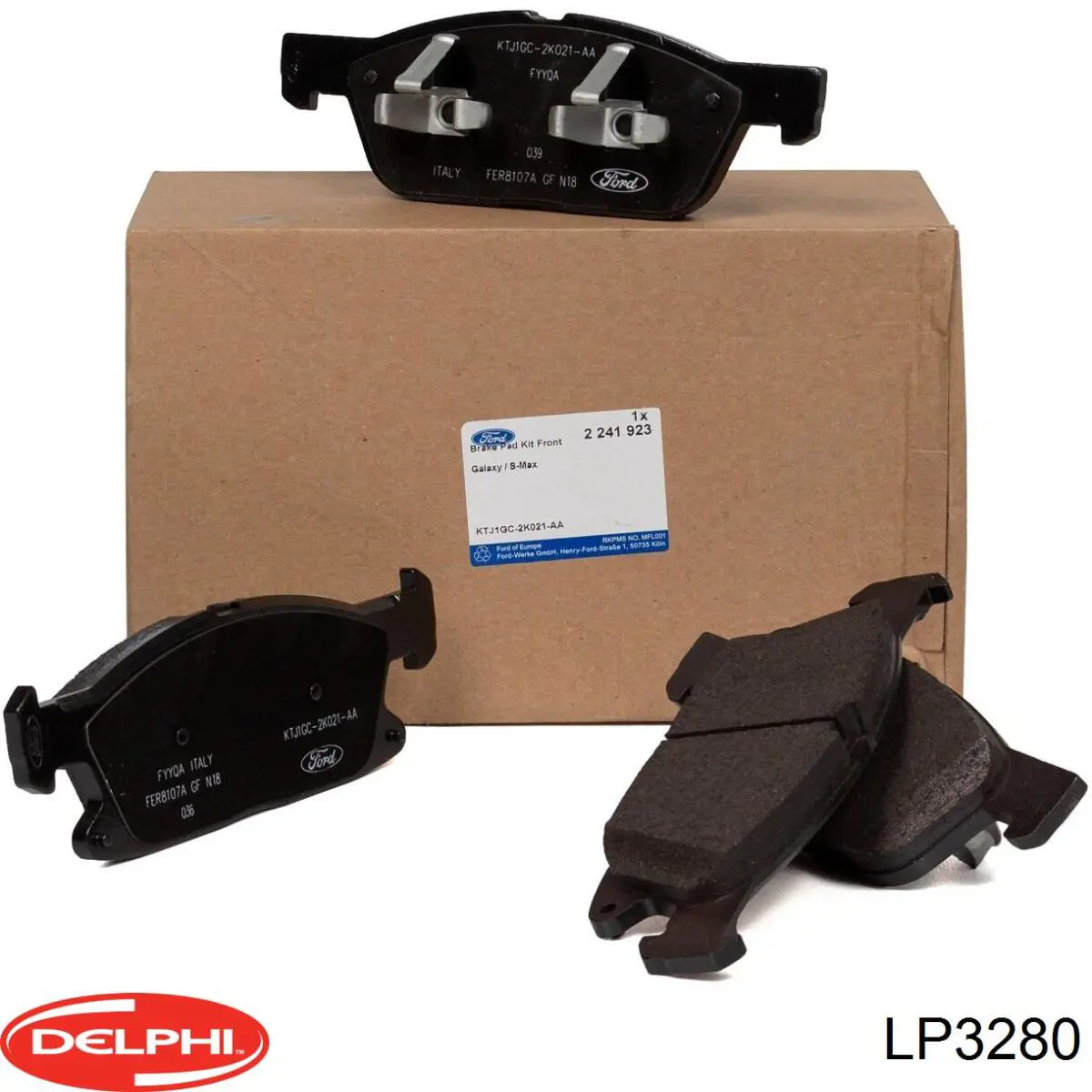Гальмівні колодки Delphi LP3280 ціна, від 43.11 USD
