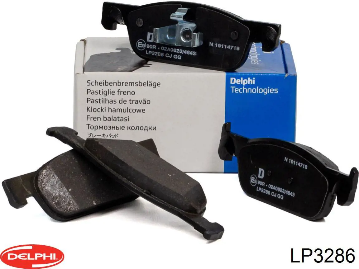 Передні тормозні колодки LP3286 Delphi