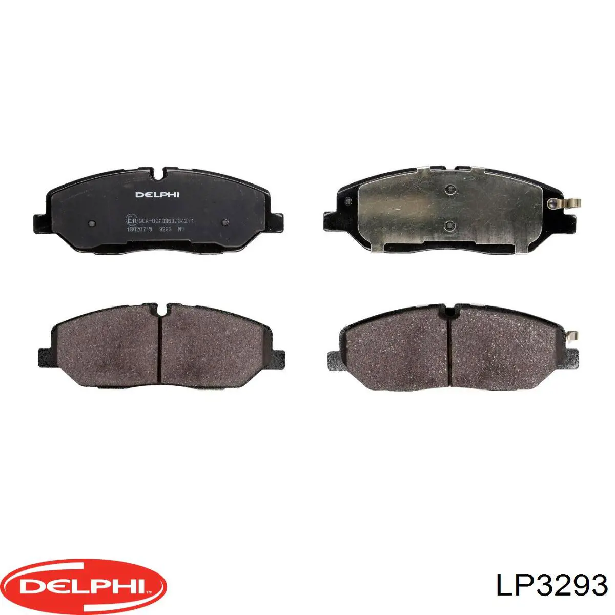 Гальмівні колодки Delphi LP3293 ціна, від 48.00 USD