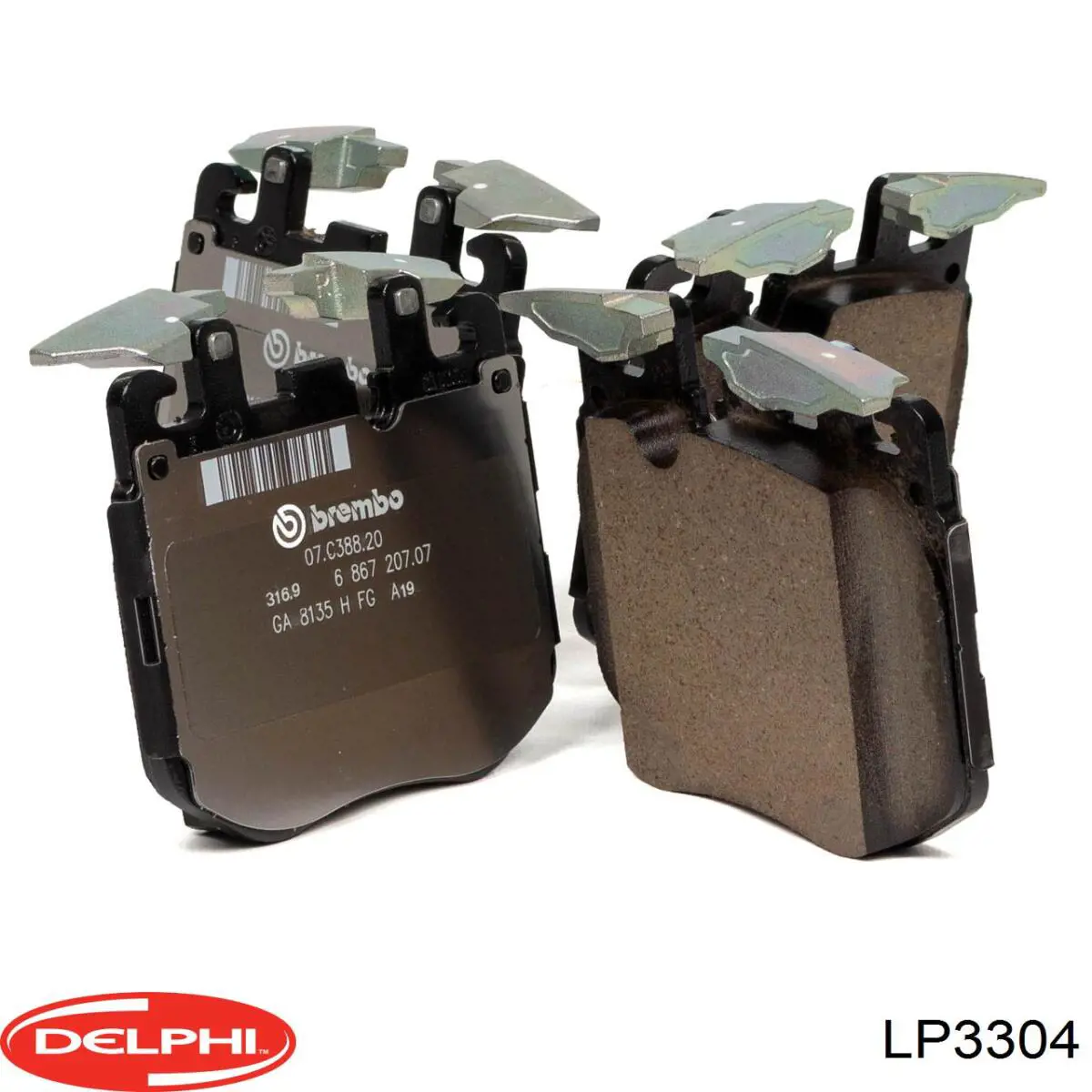 Тормозні колодки Delphi LP3304