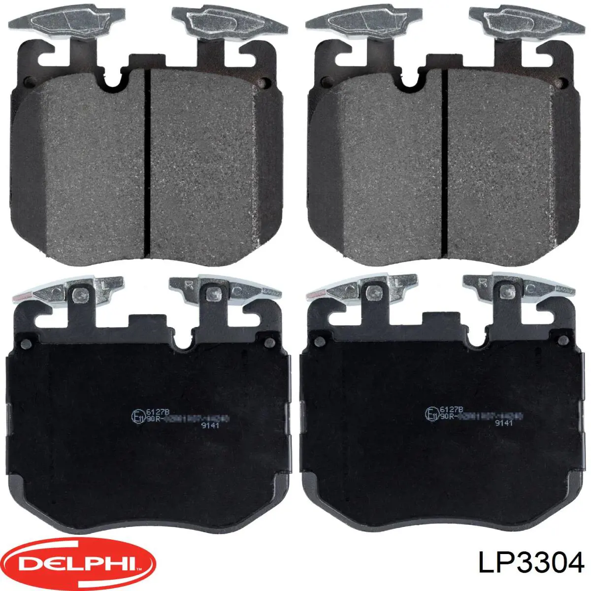 Купити LP3304 Delphi Колодки гальмівні передні, дискові