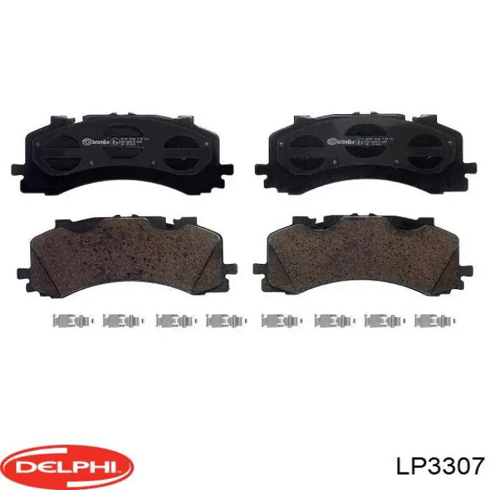 Гальмівні колодки Delphi LP3307 ціна, від 57.40 USD