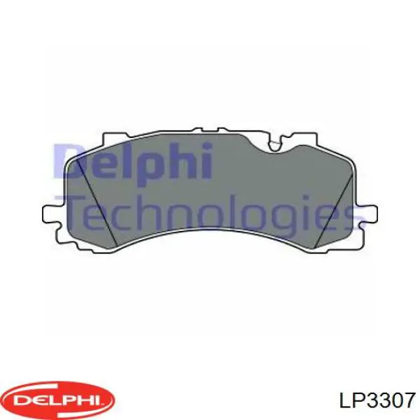 Передні тормозні колодки LP3307 Delphi