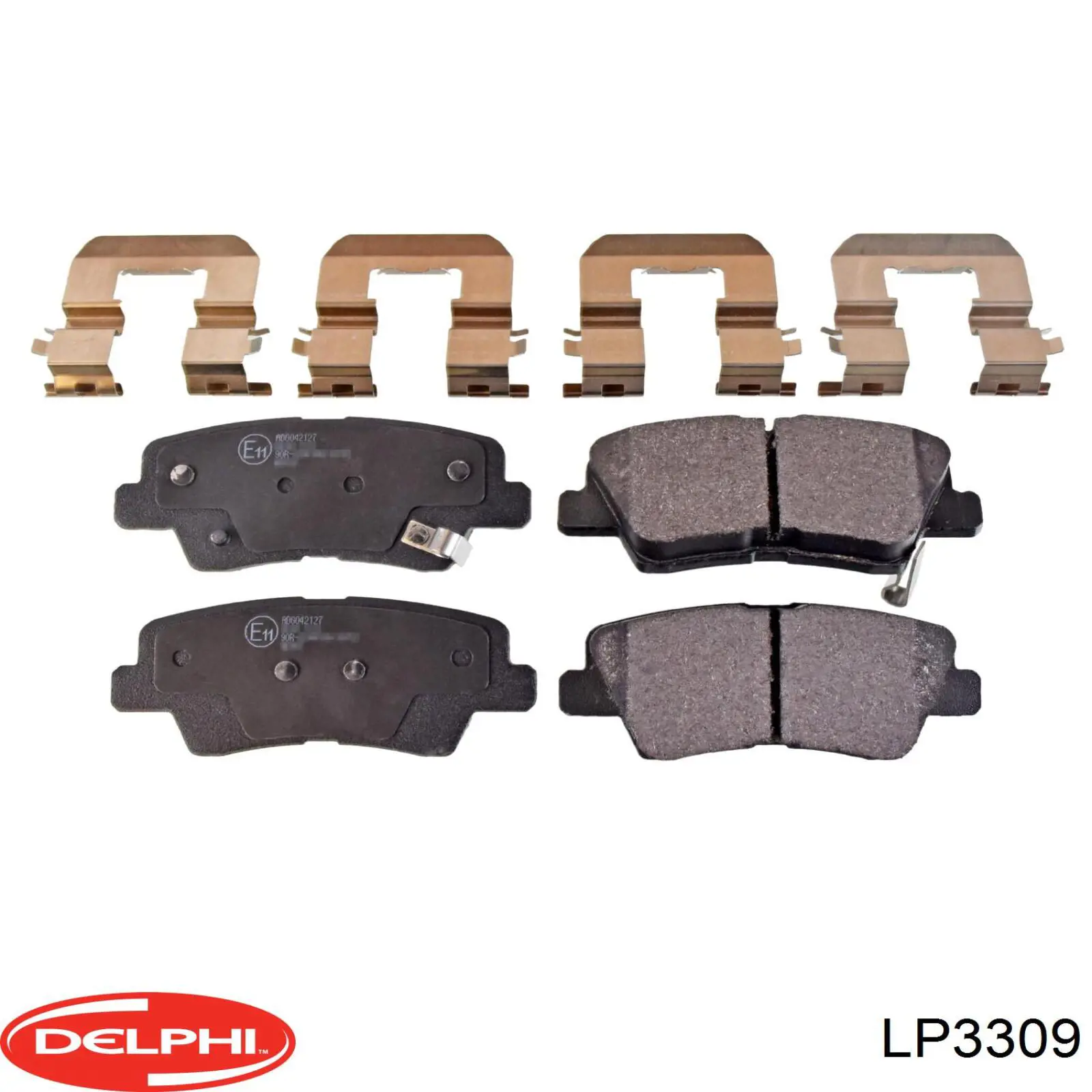 Купити LP3309 Delphi Задні колодки
