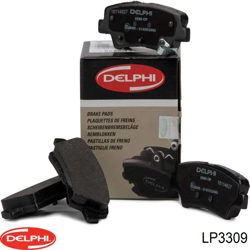 Задні гальмівні колодки Delphi LP3309 ціна, від 26.01 USD