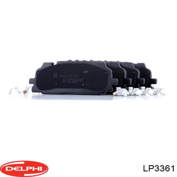 Передні тормозні колодки LP3361 Delphi