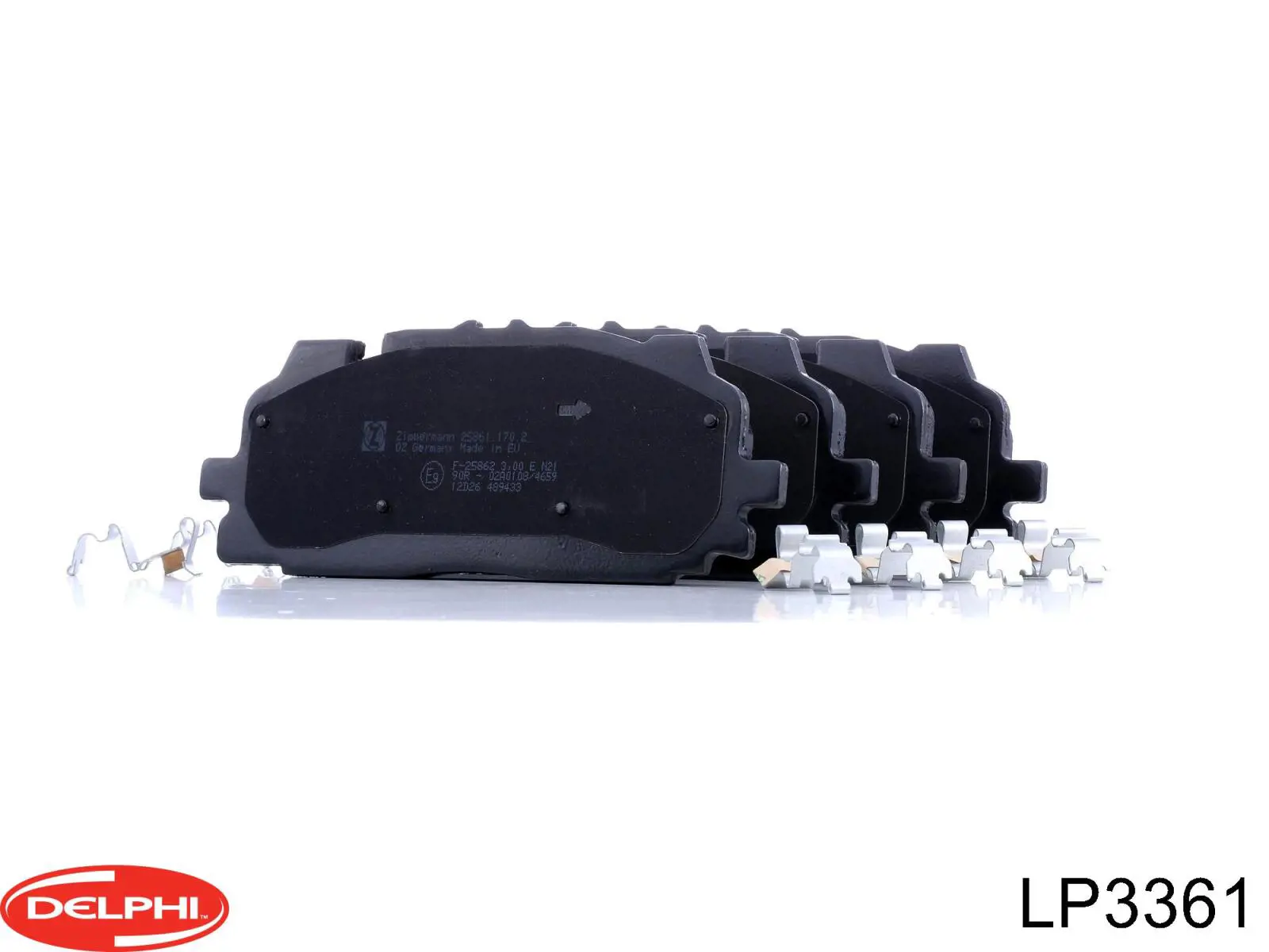 Купити LP3361 Delphi Колодки гальмівні передні, дискові