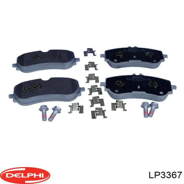 Задні гальмівні колодки LP3367 Delphi