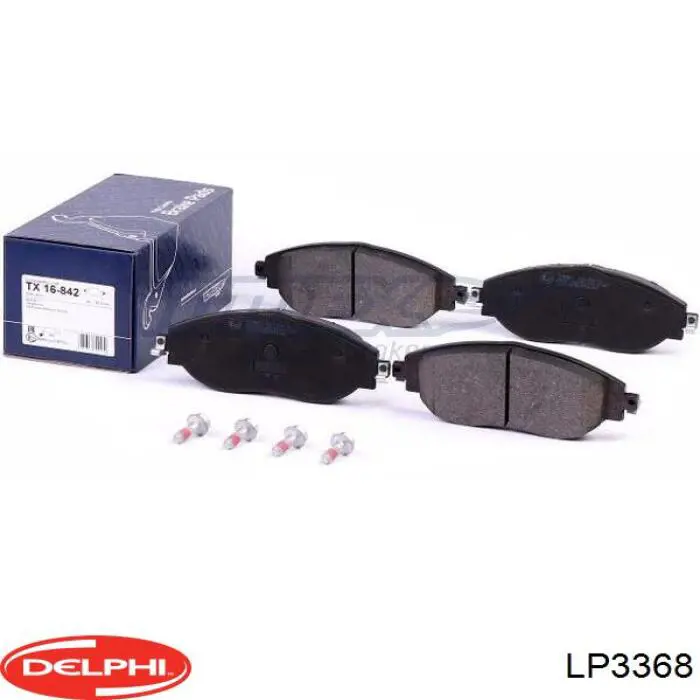 Гальмівні колодки Delphi LP3368 ціна, від 46.11 USD