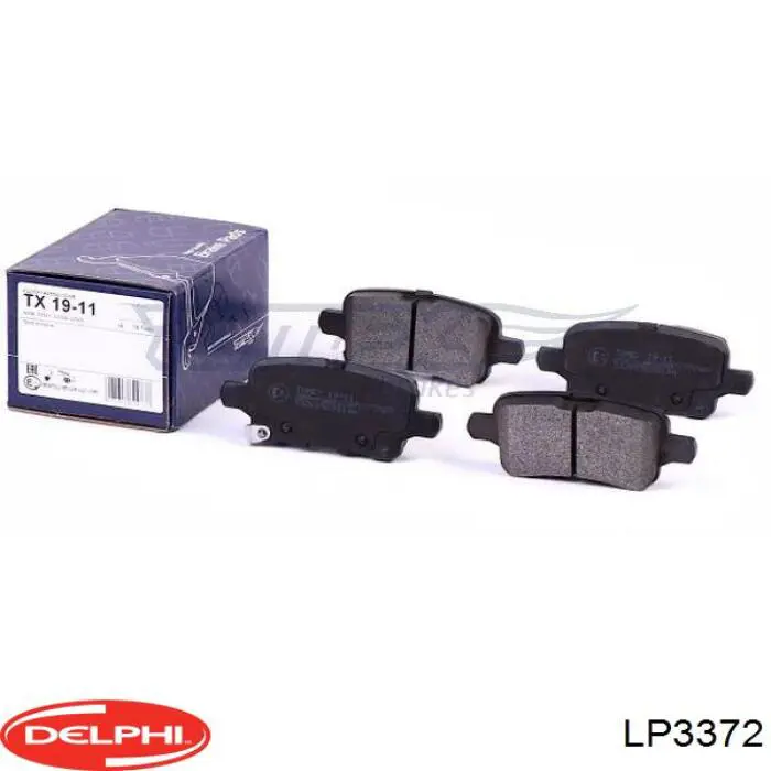 Задні гальмівні колодки Delphi LP3372 ціна, від 44.17 USD