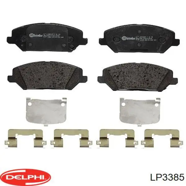 Купити LP3385 Delphi Колодки гальмівні передні, дискові