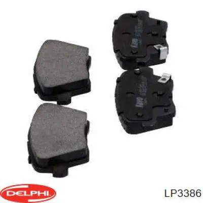 Задні гальмівні колодки Delphi LP3386 ціна, від 21.51 USD