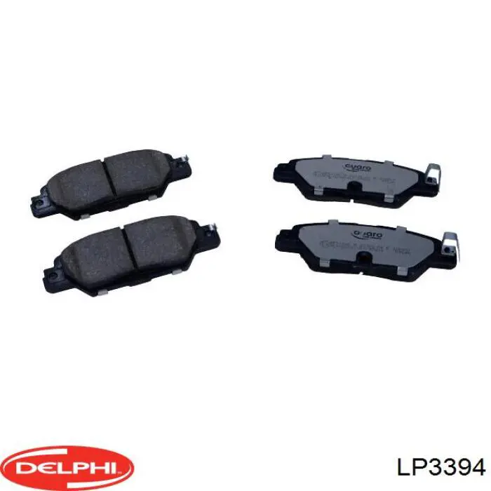 Задні гальмівні колодки Delphi LP3394 ціна, від 34.32 USD