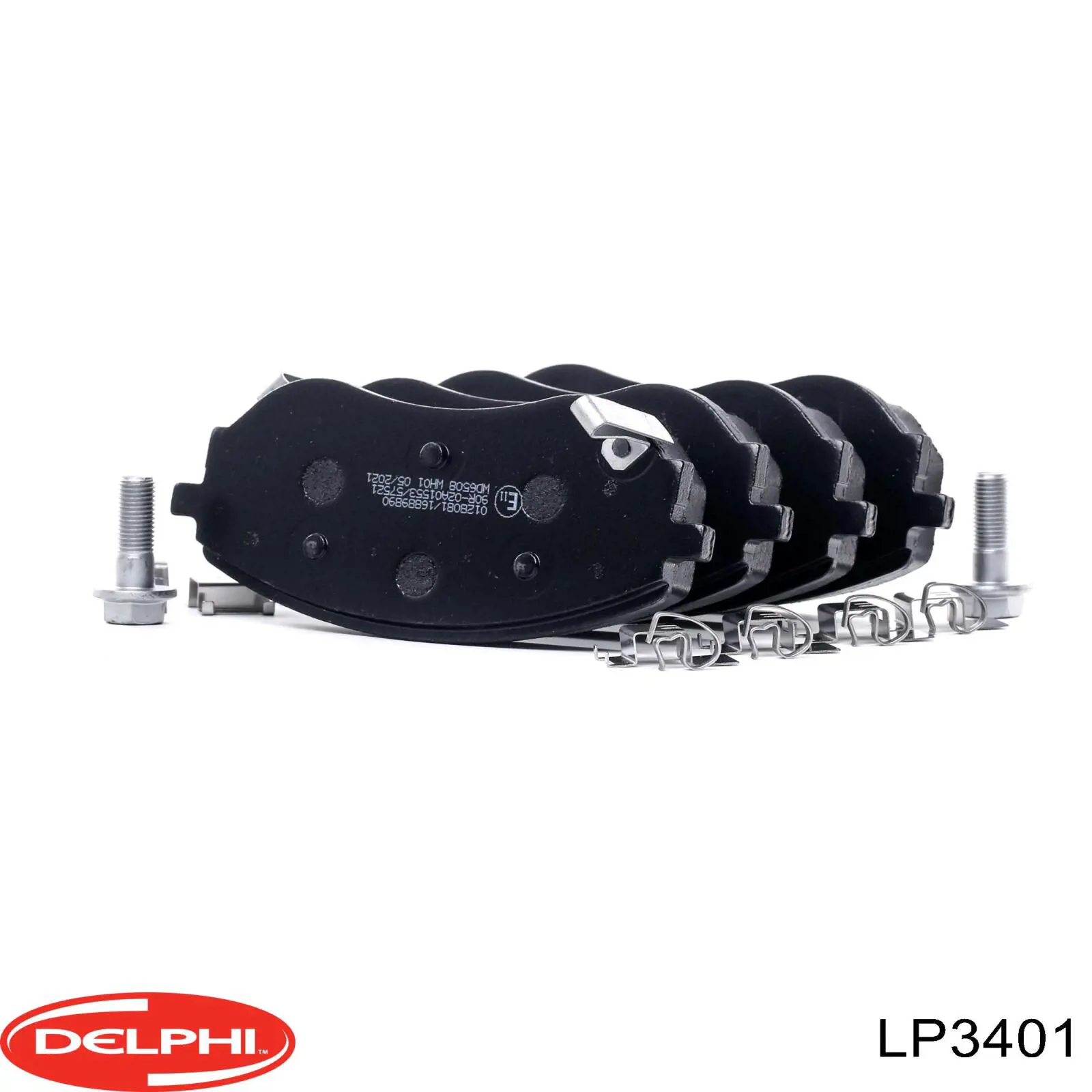 Купити LP3401 Delphi Колодки гальмівні передні, дискові