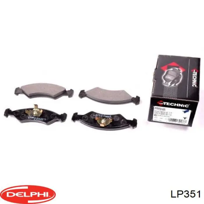 Гальмівні колодки Delphi LP351 ціна, від 13.95 USD