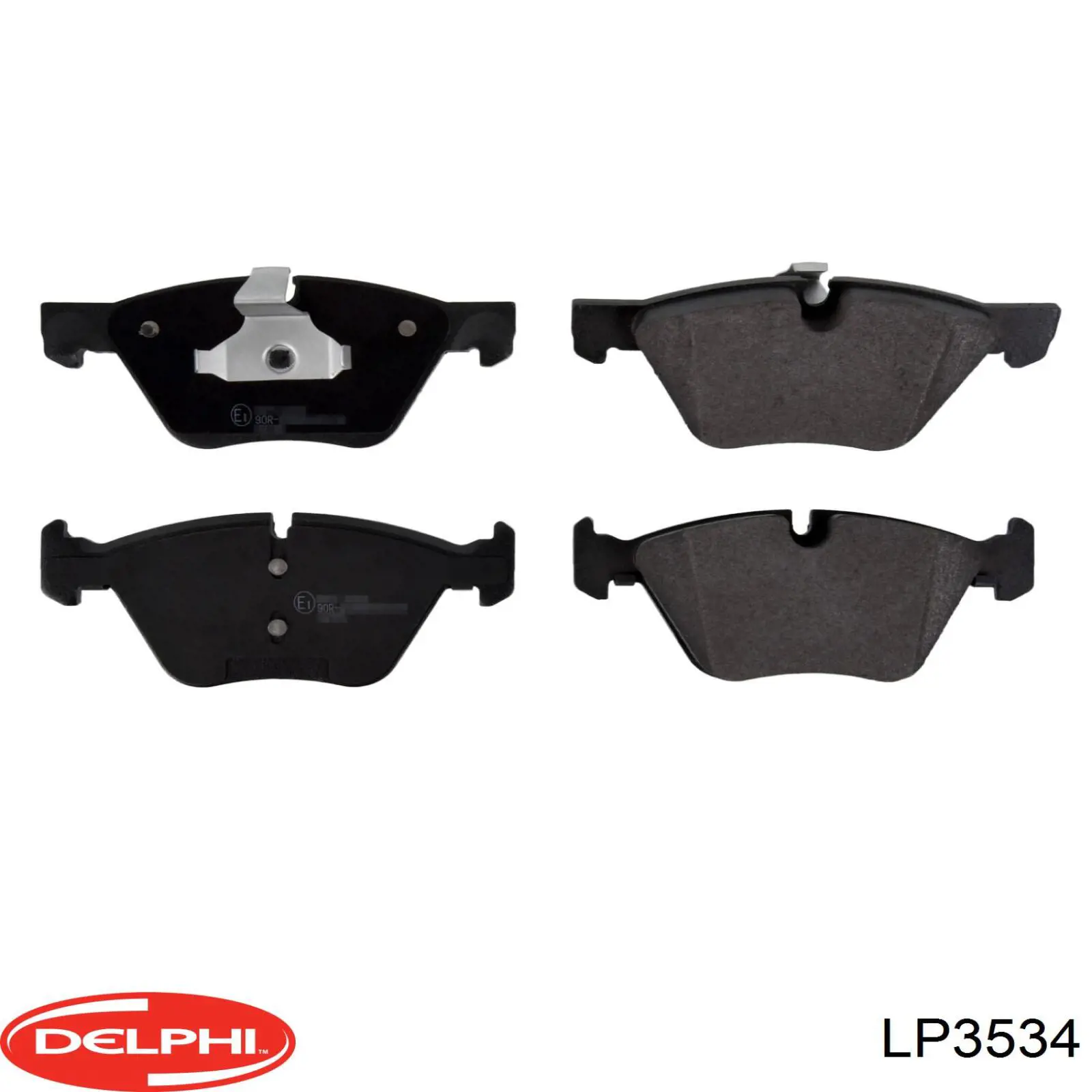 Передні тормозні колодки LP3534 Delphi