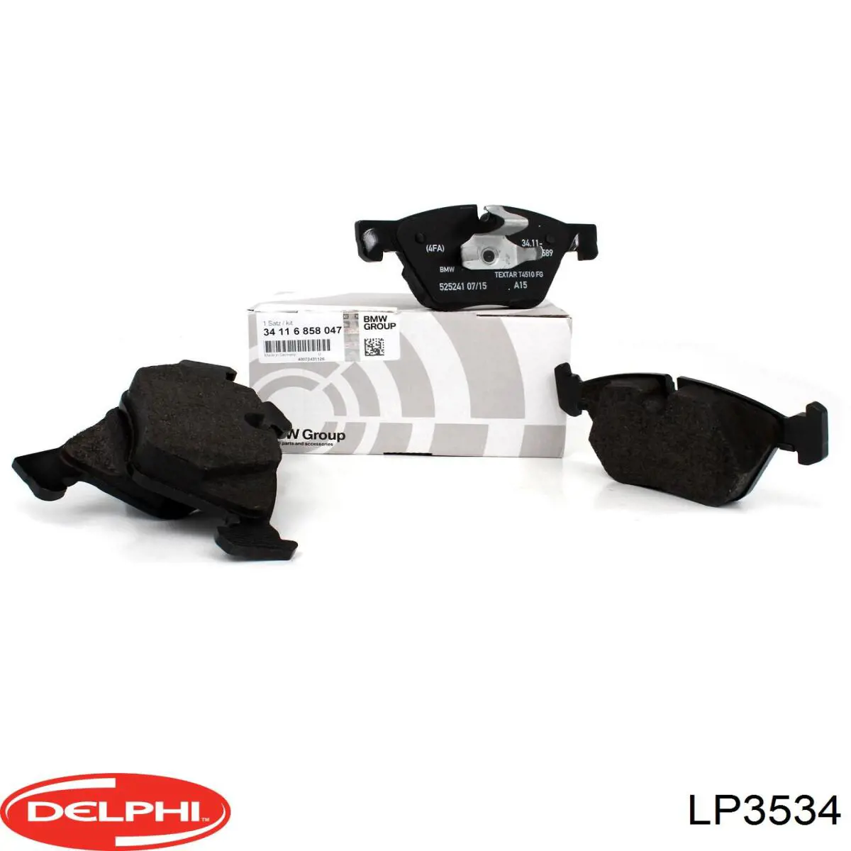 Гальмівні колодки Delphi LP3534 ціна, від 47.74 USD