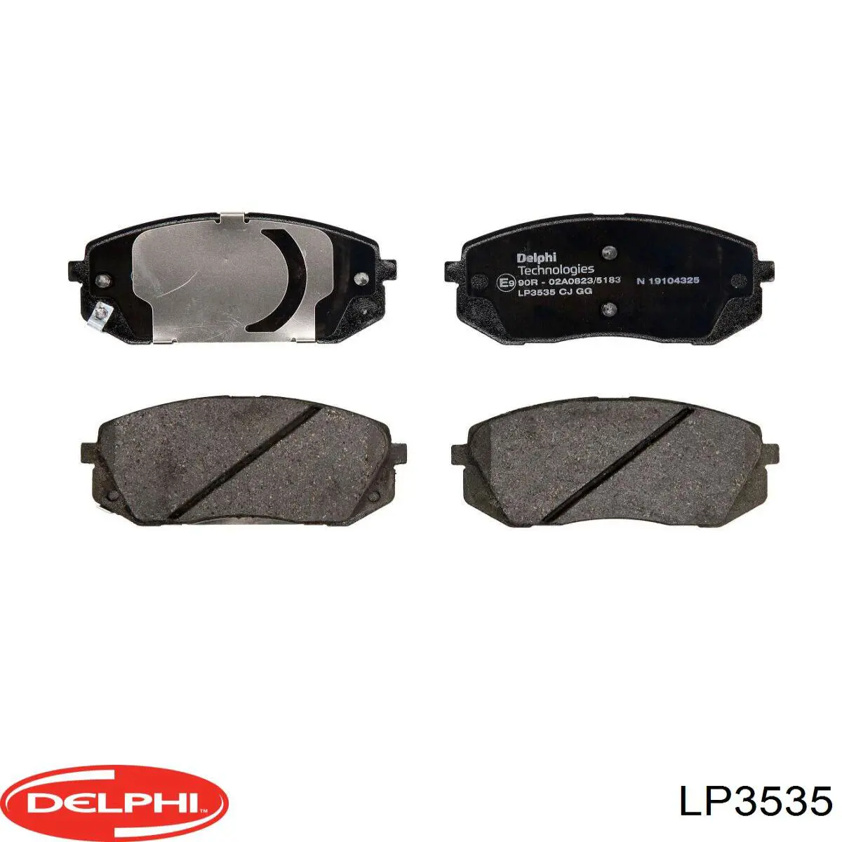 Купити LP3535 Delphi Колодки гальмівні передні, дискові