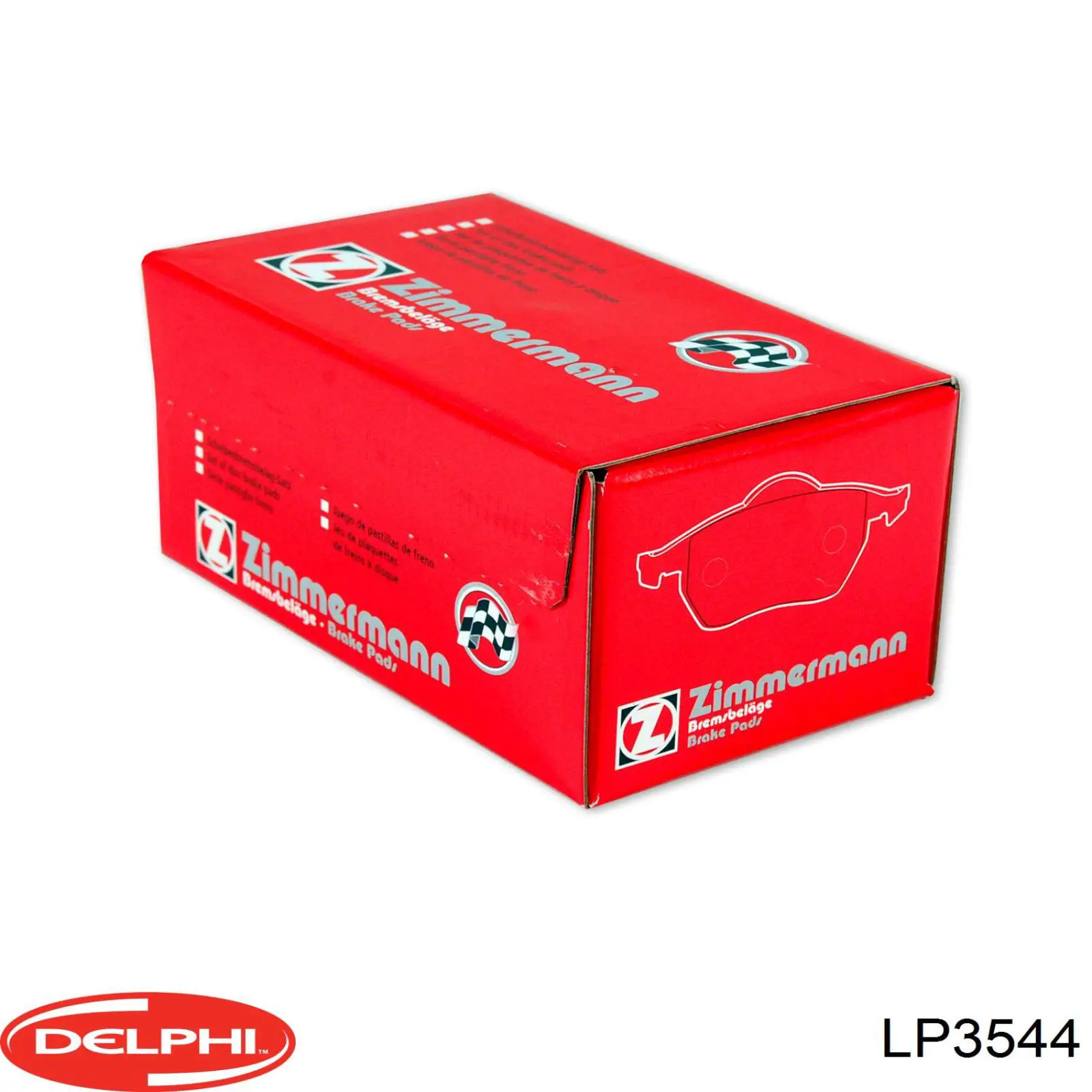 Задні гальмівні колодки Delphi LP3544 ціна, від 53.01 USD