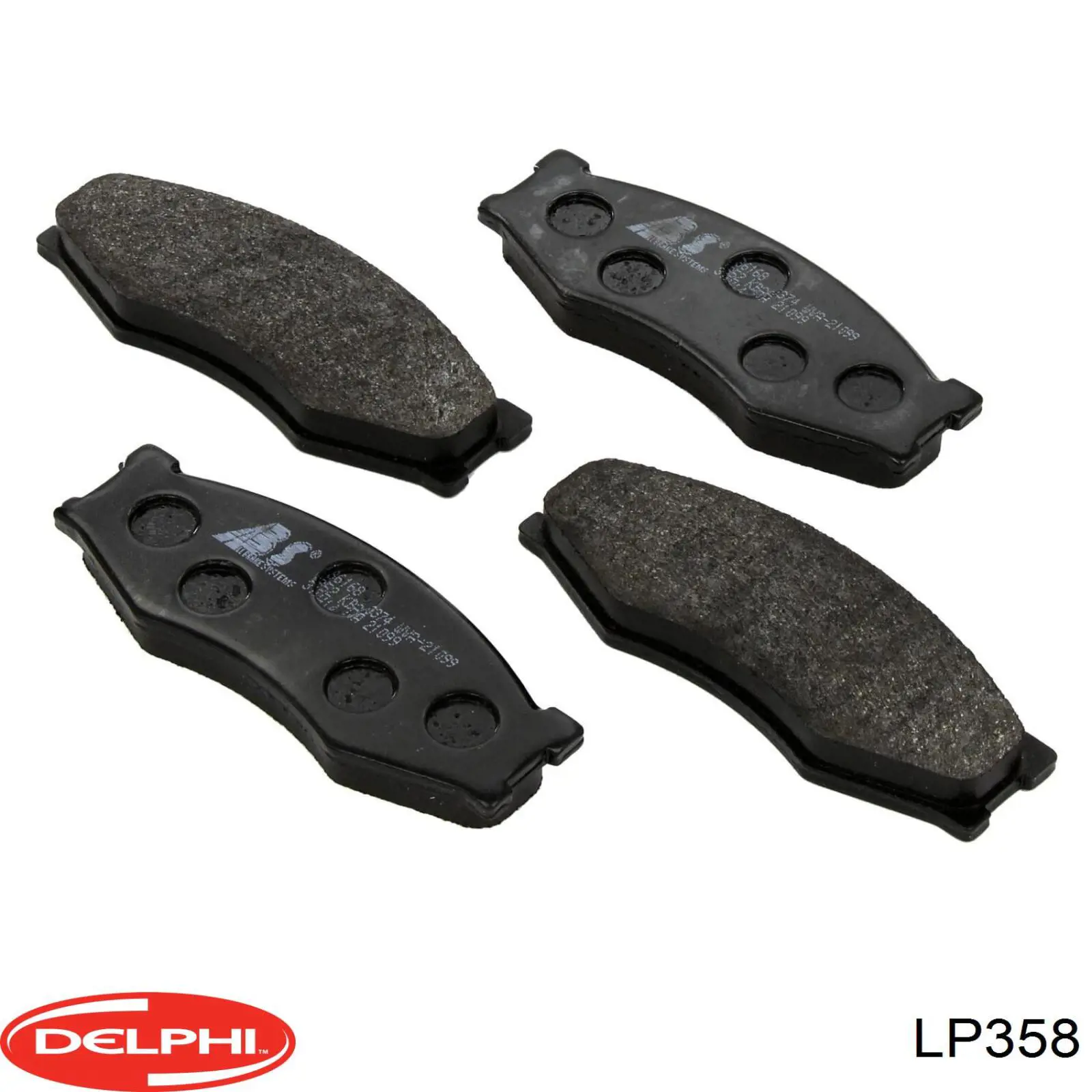 Передні тормозні колодки LP358 Delphi