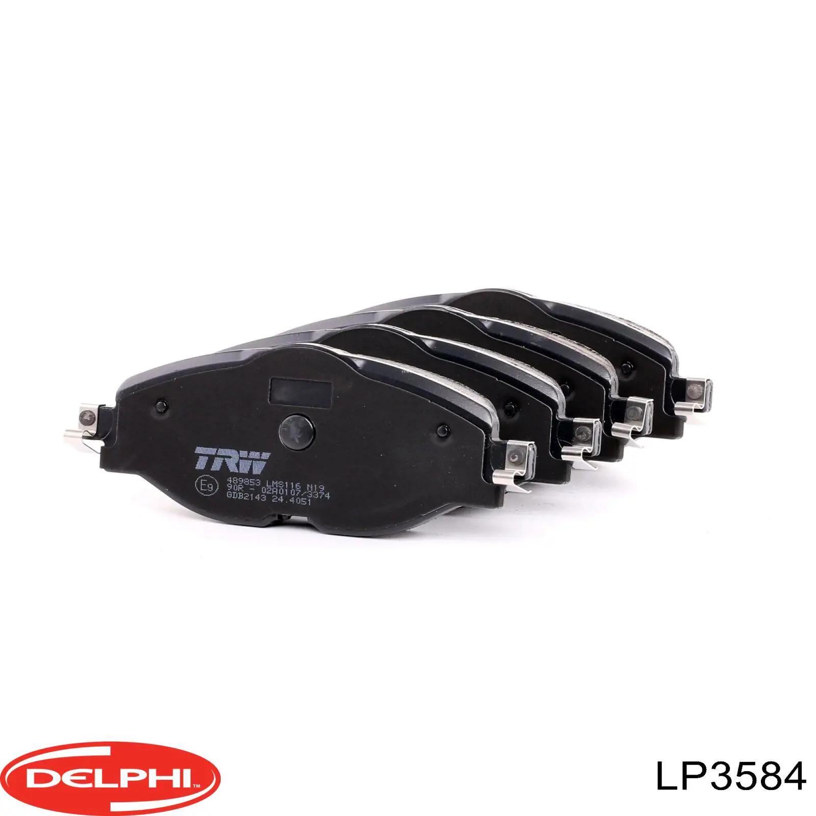 Купити LP3584 Delphi Колодки гальмівні передні, дискові