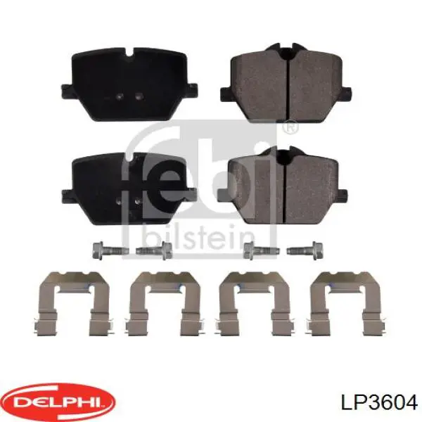 Задні гальмівні колодки Delphi LP3604 ціна, від 64.30 USD