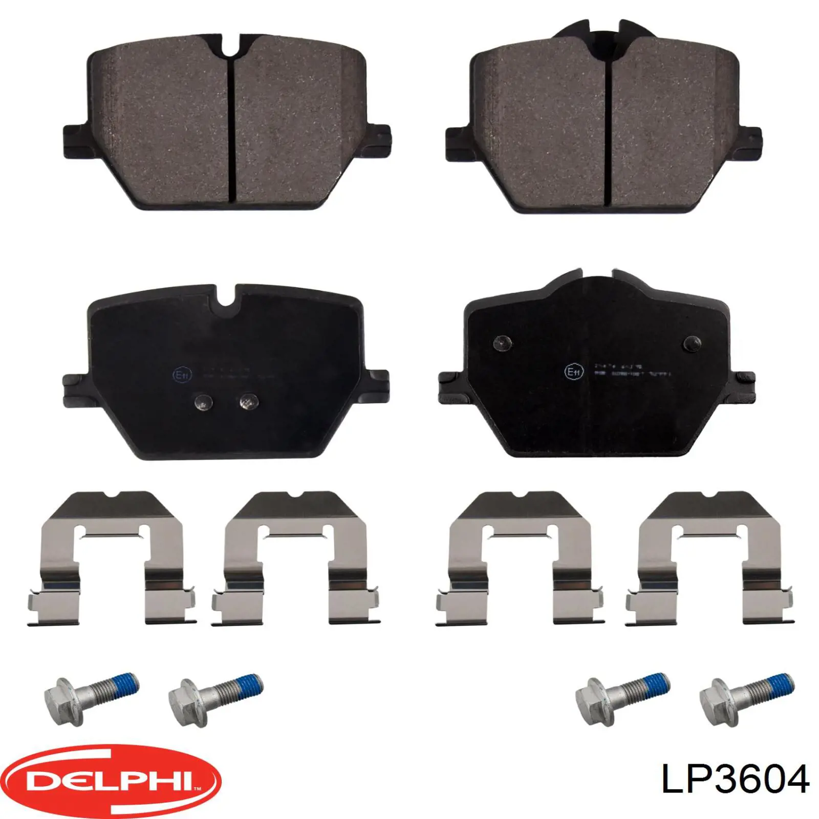 LP3604 Delphi Колодки гальмівні задні, дискові