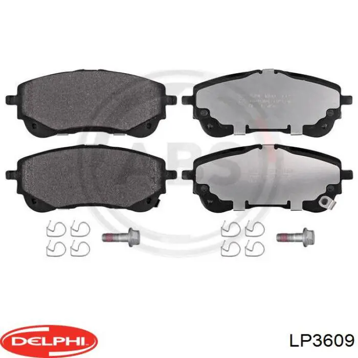 LP3609 Delphi Передні гальмівні колодки
