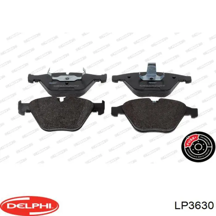 Гальмівні колодки Delphi LP3630 ціна, від 38.30 USD