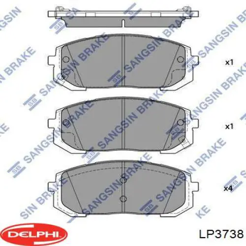 Задні гальмівні колодки Febi 186399 ціна, від 27.54 USD