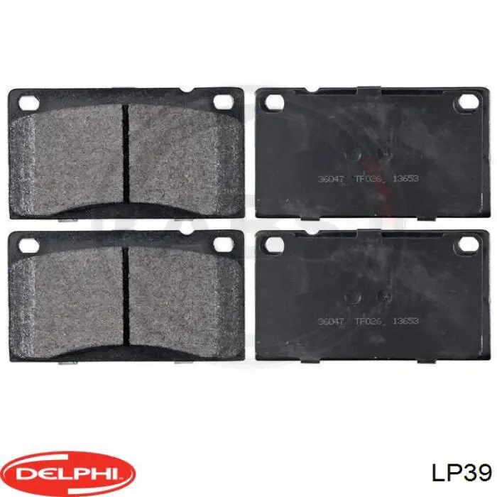 Гальмівні колодки Delphi LP39 ціна, від 14.67 USD