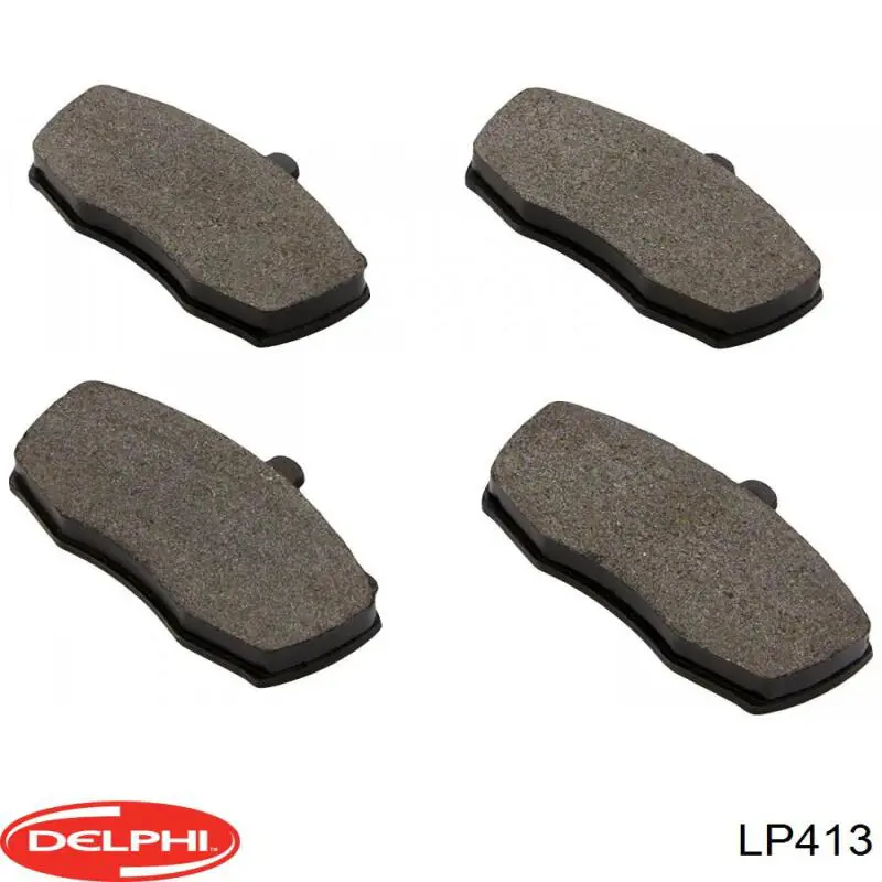 Купити LP413 Delphi Колодки гальмівні передні, дискові